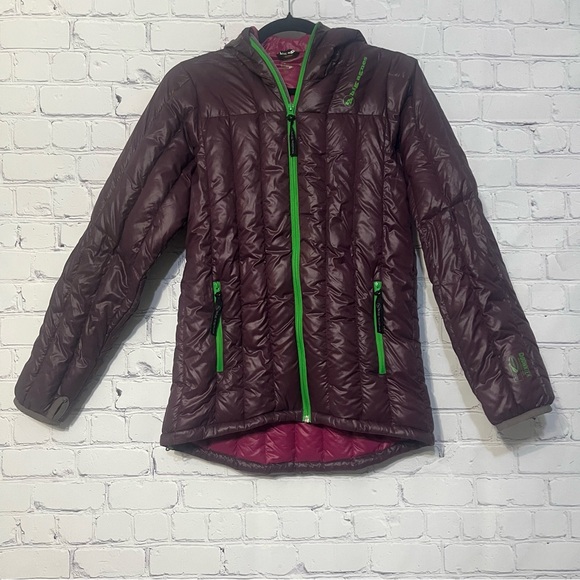 BIG AGNES Kid's Ice House Hoodie Down Puffer
Jacket XL Purple Pink Green Winter - Picture 1 of 9